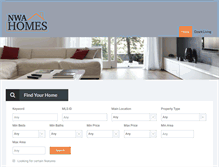 Tablet Screenshot of nwahomes.com